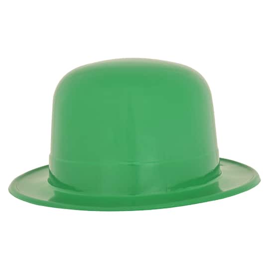 Beistle Green Plastic Derbies, 6ct.